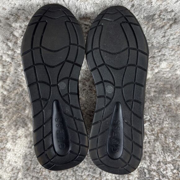 Guess Womens Size 8.5M Fever Running Lace Up Sneakers Black Walking Shoes - Picture 9 of 9